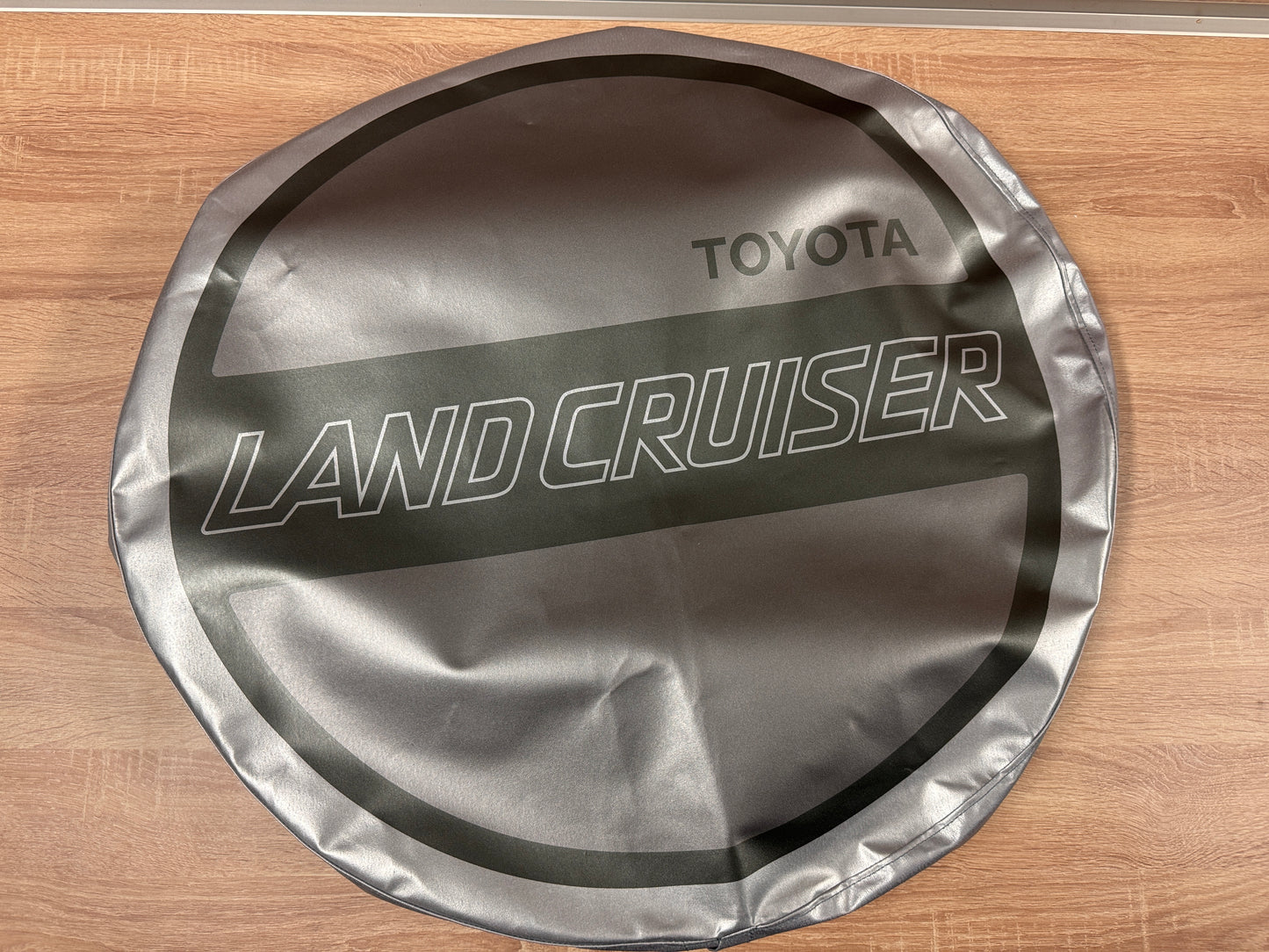Ersatzradhülle für Toyota Land Cruiser grau silber