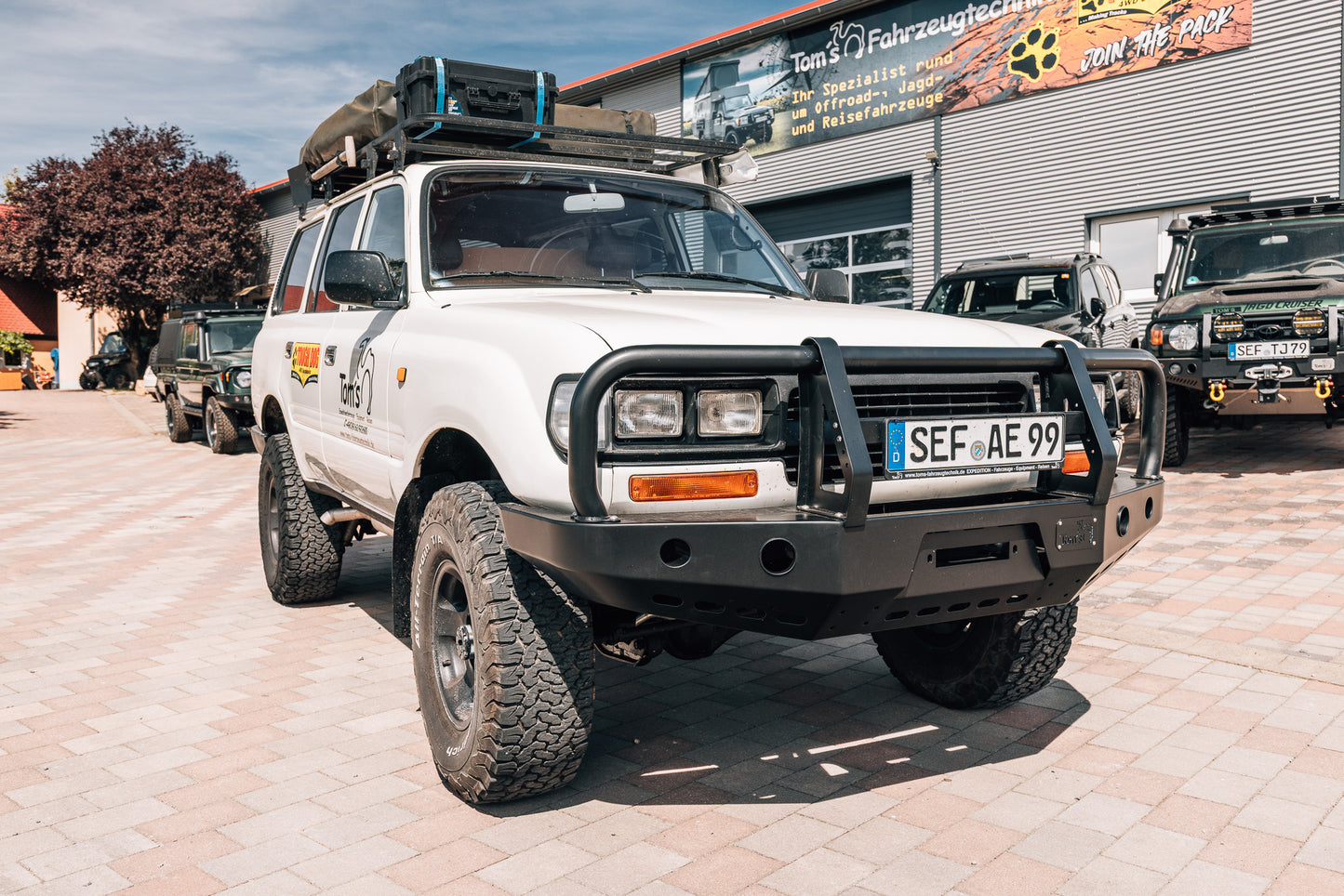 Windenstoßstange an Toyota J8