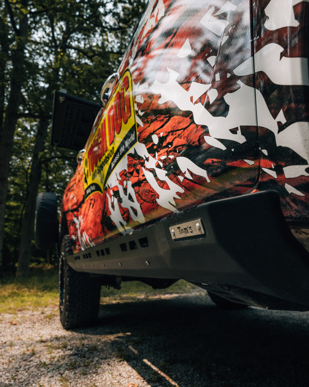 Tom's Rockslider für Hilux von hinten