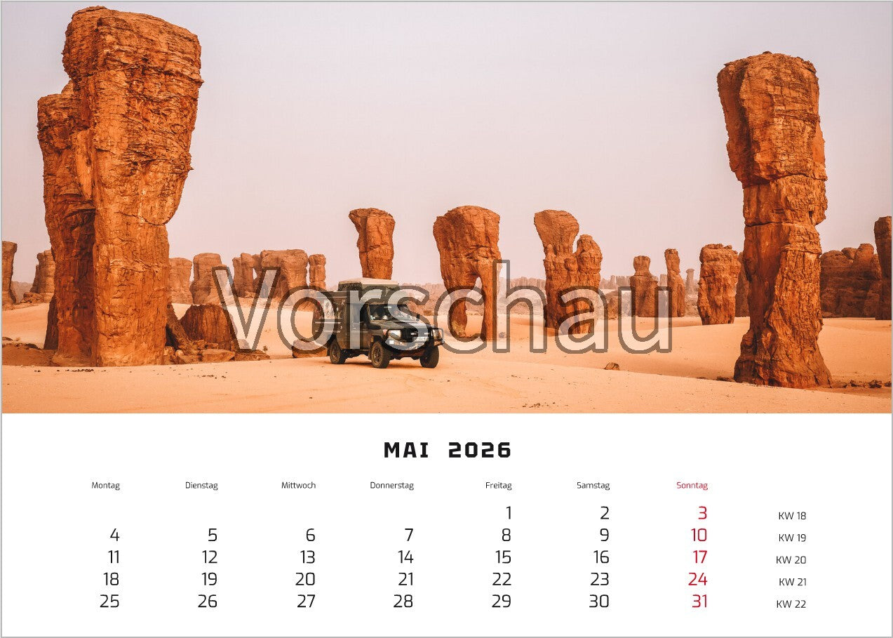 Tom's Kalender Quer Mai