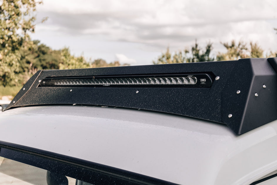 Dachträger mit Lightbar auf einem Toyota Land Cruiser 78