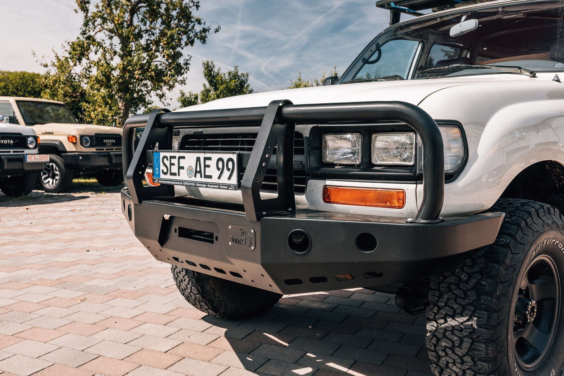 Windenstosstange an Toyota J8