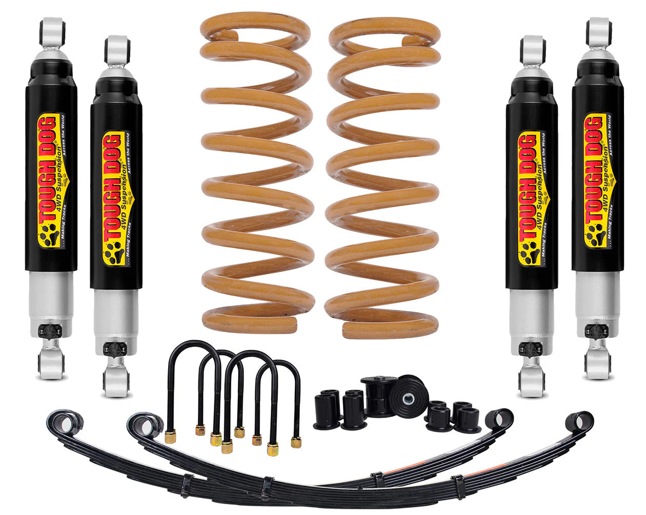 Tough Dog Komplett Fahrwerk J76+50mm und BM Dämpfer
